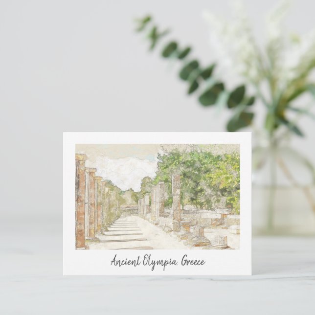 Olympie antique, Grèce Carte postale - Voyage vint (Debout devant)