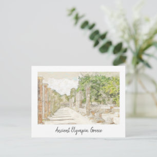 Olympie antique, Grèce Carte postale - Voyage vint