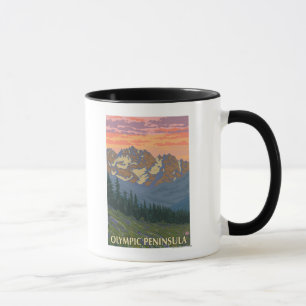Olympische Halbinsel, Blume des Washingtoner Frühl Tasse