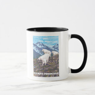 Olympische Halbinsel, WashingtonMountain Ziegen Tasse