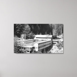 Olympische Hot Springs, WA Lodge View Foto #1 Leinwanddruck