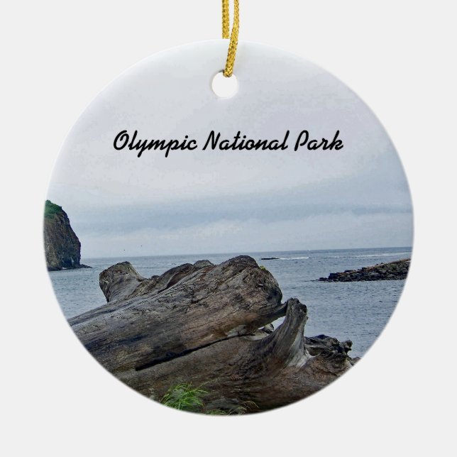 Olympische Nationalparkverzierung Keramik Ornament (Vorne)