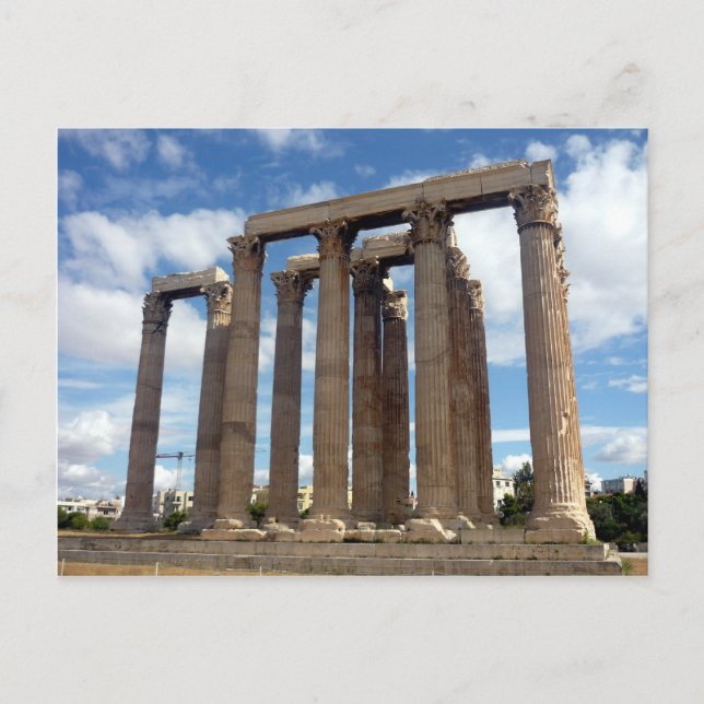 olympische Zeus Postkarte (Vorderseite)