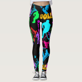 OLYMPISCHER HOCKEY-BEDRUCKTER RANZEN LEGGINGS