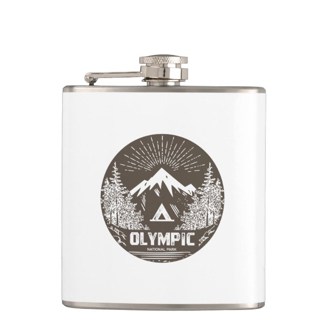 Olympischer Nationalpark Flachmann (Vorderseite)