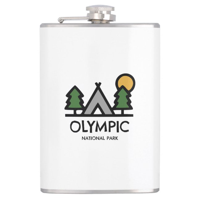Olympischer Nationalpark Flachmann (Vorderseite)