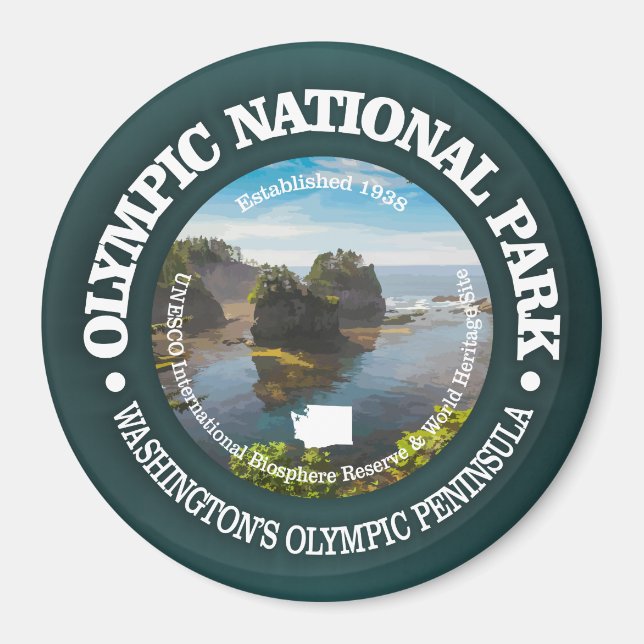 Olympischer Nationalpark Magnet (Vorne)
