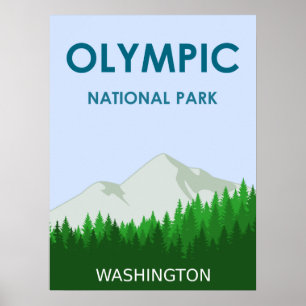 Olympischer Nationalpark Poster