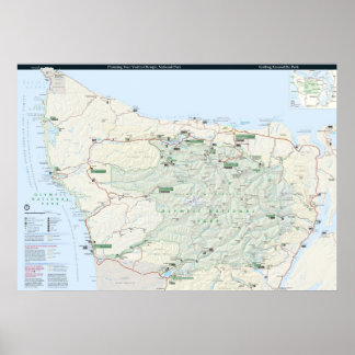 Olympischer Nationalpark Poster