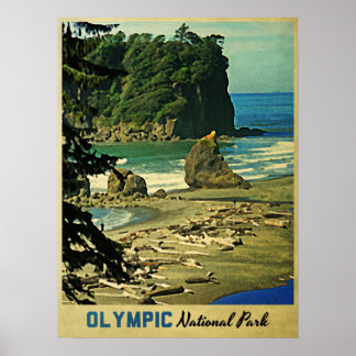 Olympischer Nationalpark Poster