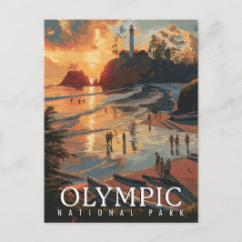 Olympischer Nationalpark Postkarte