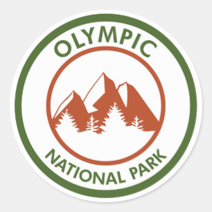 Olympischer Nationalpark Runder Aufkleber