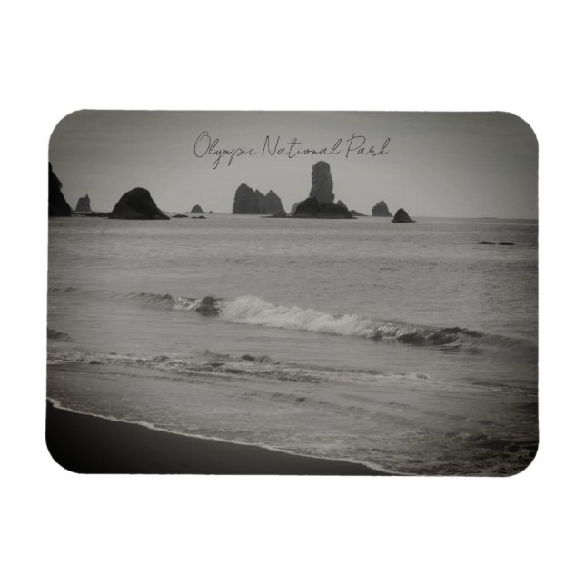 Olympischer Nationalpark Seascape Foto Magn Magnet (Horizontal)
