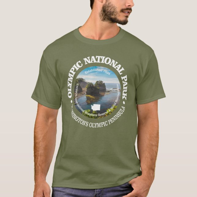 Olympischer Nationalpark T-Shirt (Vorderseite)