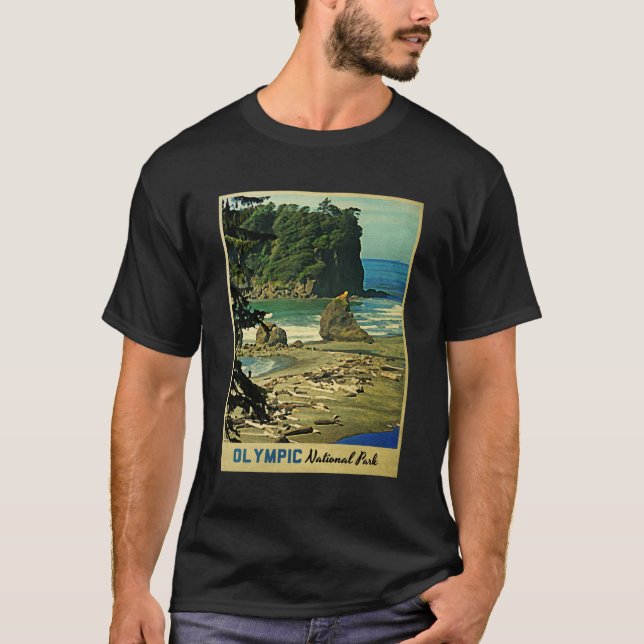 Olympischer Nationalpark T-Shirt (Vorderseite)
