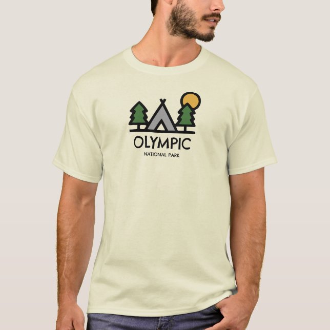 Olympischer Nationalpark T-Shirt (Vorderseite)
