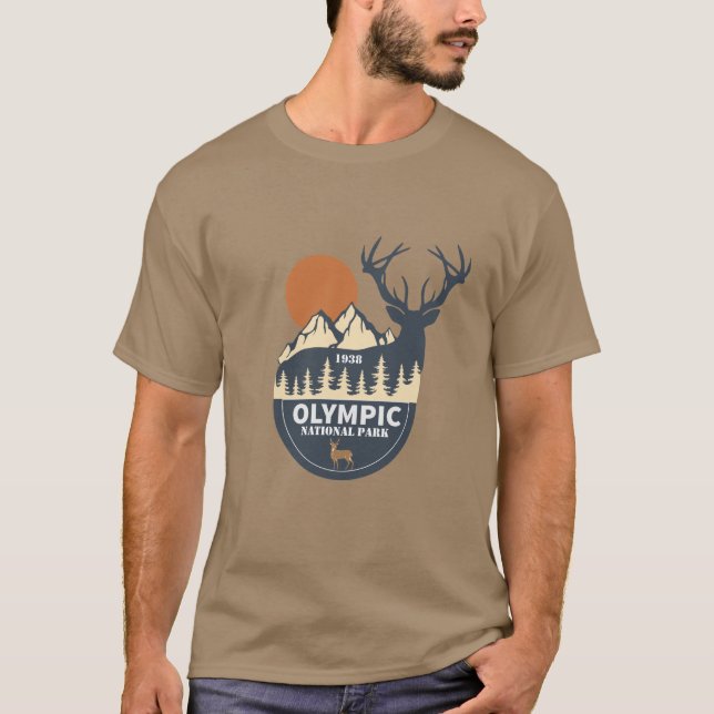 Olympischer Nationalpark T-Shirt (Vorderseite)