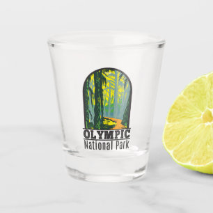 Olympischer Nationalpark Washington Hoh Rainforest Schnapsglas