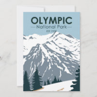 Olympischer Nationalpark Washington Vintag
