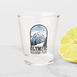 Olympischer Nationalpark Washington Vintag Schnapsglas