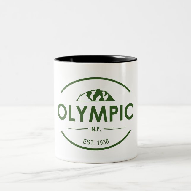 Olympischer Nationalpark Zweifarbige Tasse (Mittel)