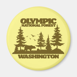 Olympischer Nationalwald Magnet