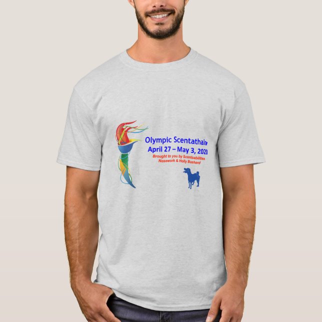 Olympischer Scentathalon Herren-T - Shirt (Vorderseite)
