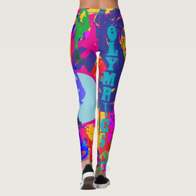 OLYMPISCHES EISLAUFEN  LEGGINGS (Rückseite)