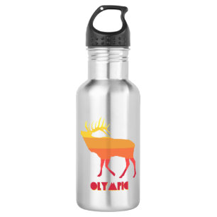 Olympisches Elch Edelstahlflasche