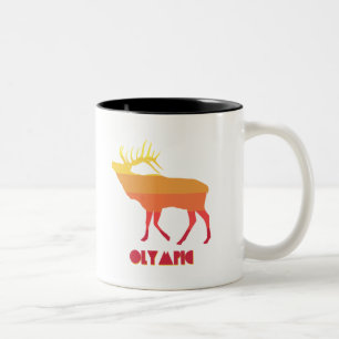 Olympisches Elch Zweifarbige Tasse