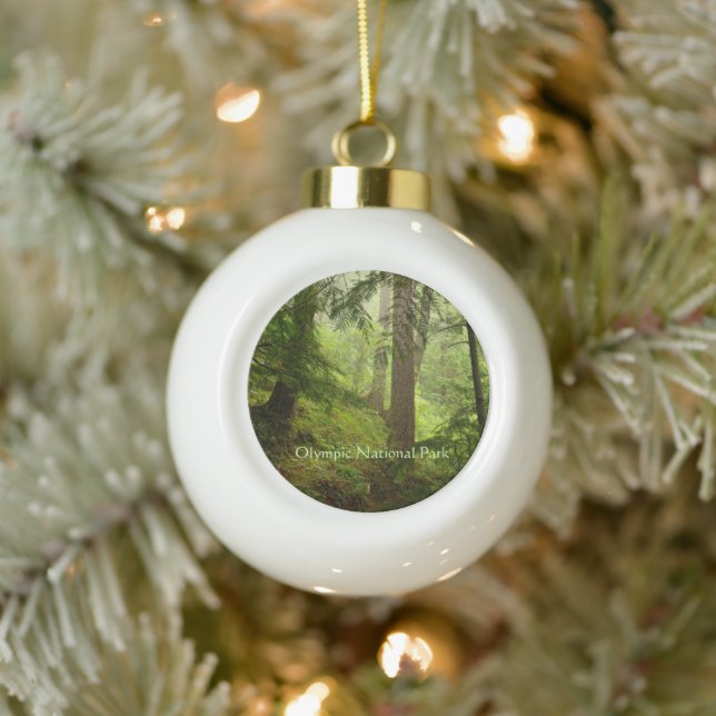 Olympisches Rainforest Foto Ornament (Baum)