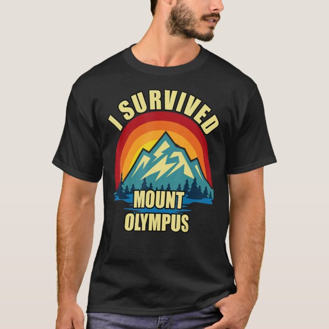 Olympus-Berg Wandern Klettern T-Shirt (Vorderseite)