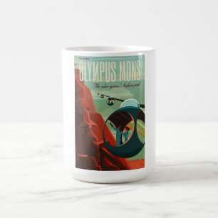Olympus Mons auf dem Mars: Höchster Vulkan im Sonn Kaffeetasse