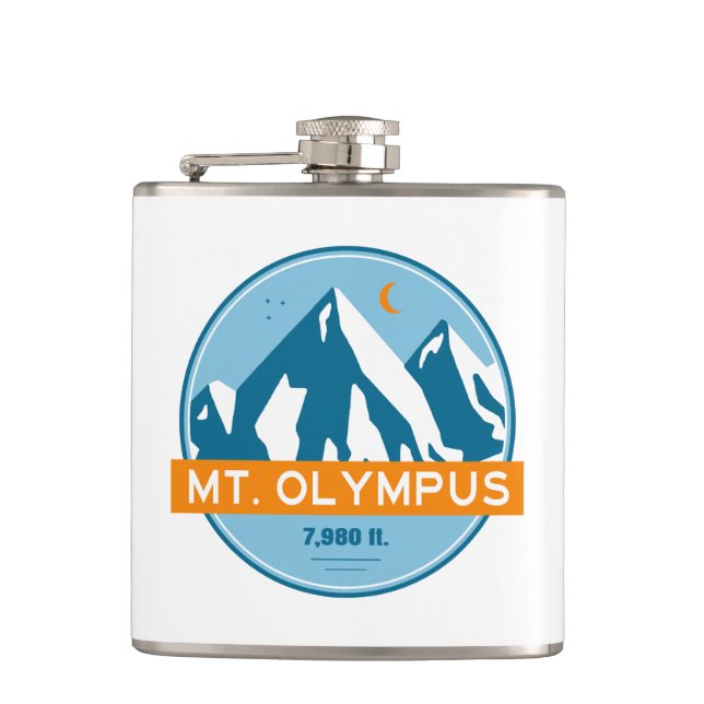 Olympus Washington Stars Moon Flachmann (Vorderseite)