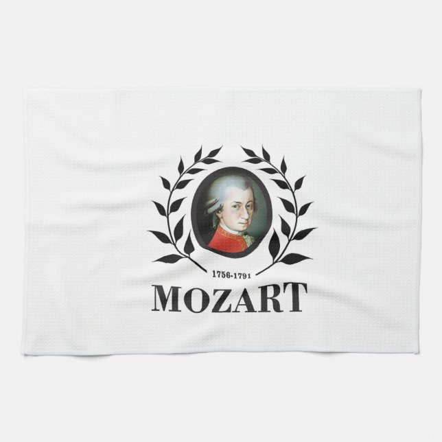 ÖLZWEIG MOZART GESCHIRRTUCH (Horizontal)