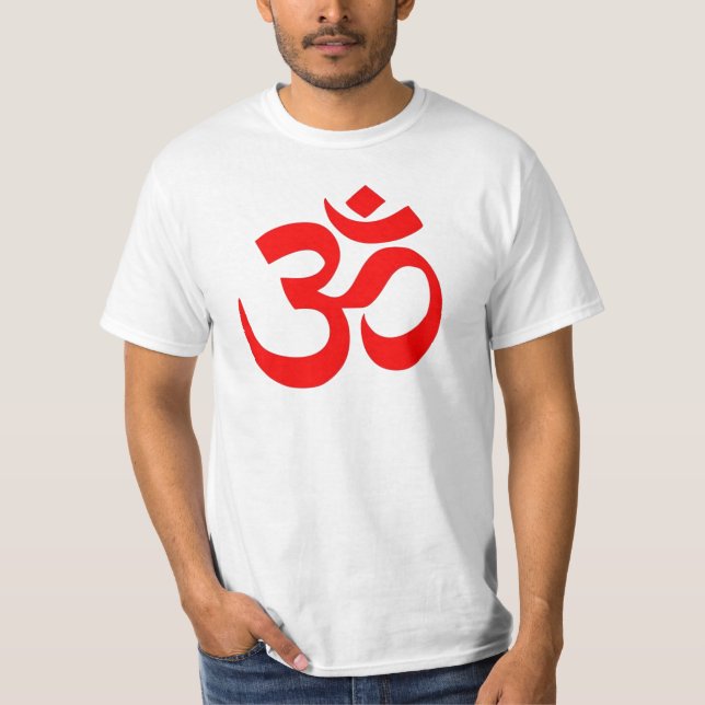 OM (ॐ) - hindisches und buddhistisches Symbol T-Shirt (Vorderseite)