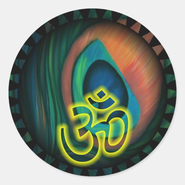 OM 3 RUNDER AUFKLEBER (Vorderseite)