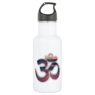 OM am Ozean Yoga Edelstahlflasche