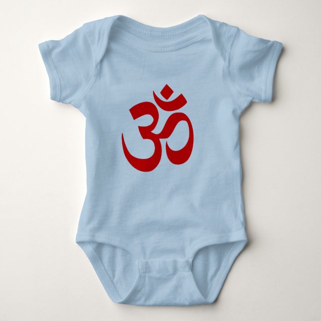 "OM-Baby-T-Shirt " Baby Strampler (Vorderseite)