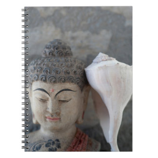 OM Buddha Seashell Notizblock
