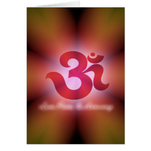 Om Card - Liebe, Frieden und Harmonie