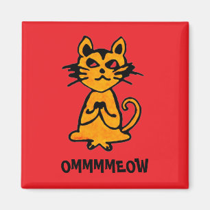 Om Cat Magnet - Funny Yoga Geschenke