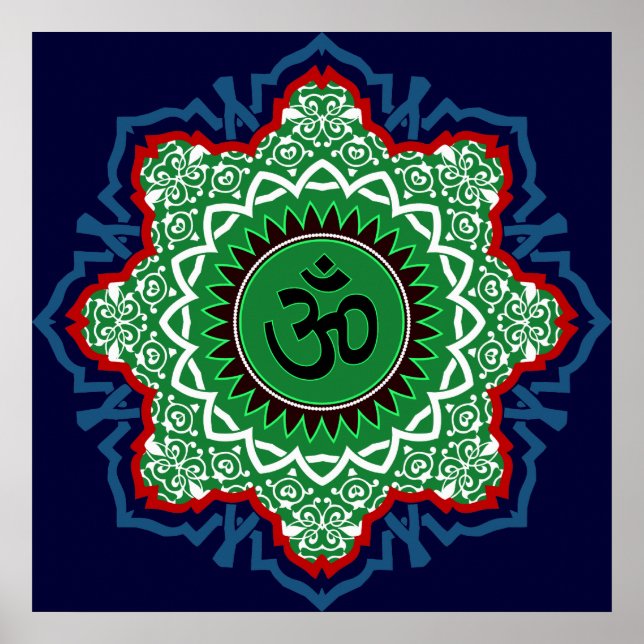 Om Design Poster (Vorne)