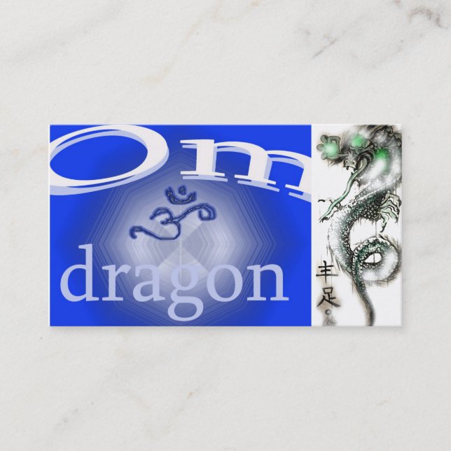 OM-DRACHE-VISITENKARTE VISITENKARTE (Vorderseite)