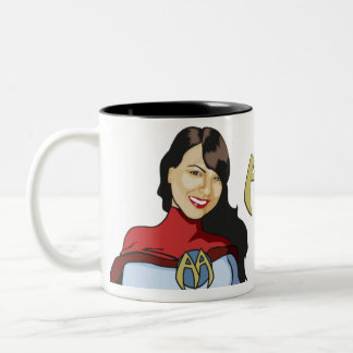 OM eins Zweifarbige Tasse