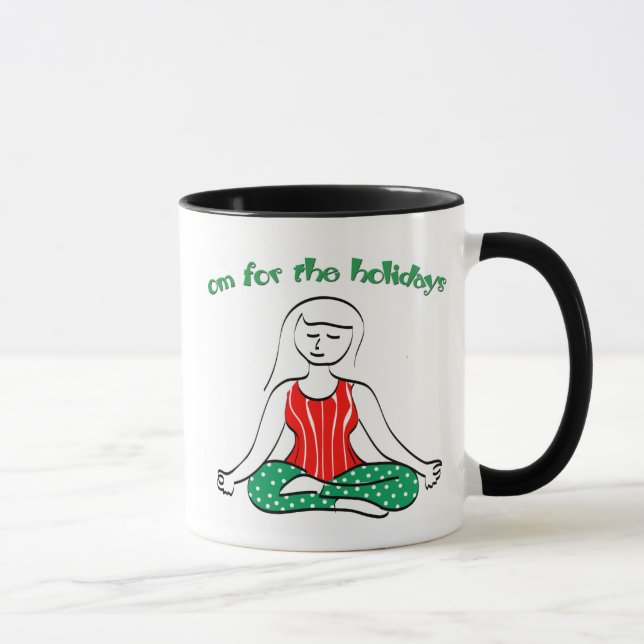 Om für Feiertage Tasse (Rechts)