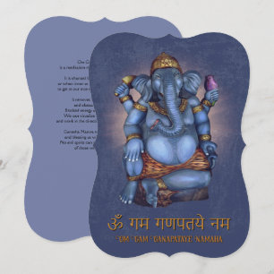 Om Gan Ganpataye Mantra an Lord Ganesha