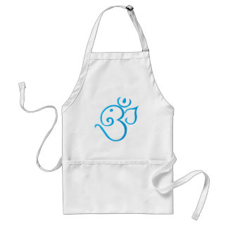 OM-ganpati-turqoise Schürze