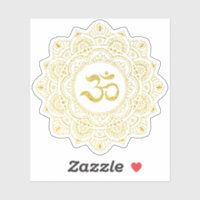 *~* Om Gold Meditation Mandala