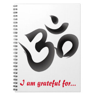 Om Gratitude Journal Notizblock